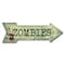 Signmission Zombies Arrow Decal Funny Home Decor 36in Wide D-A-12-999532 - alternate 1